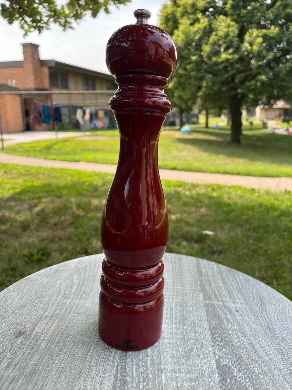 Peugeot Glossy Deep Red Pepper Mill 12”